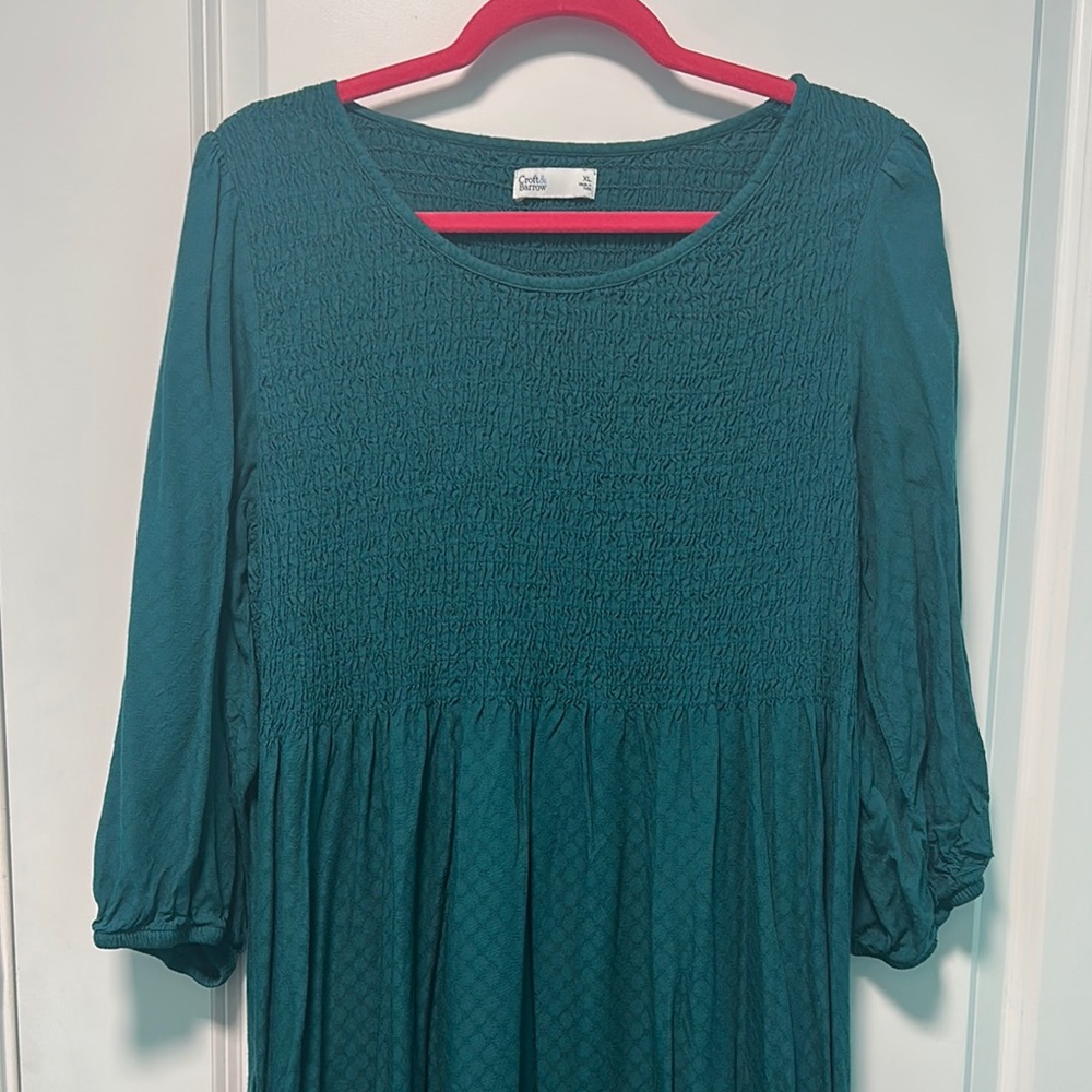 Croft & Barrow Teal Dress